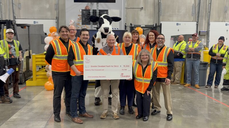 Youth for Christ Cleveland receives $75,000 grant from Chick-fil-A's 2026 True Inspiration Award.