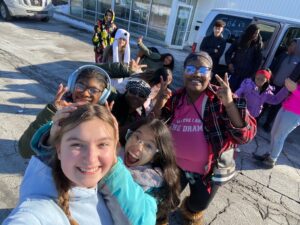 Deaf Teens on their way to DTQ Retreat